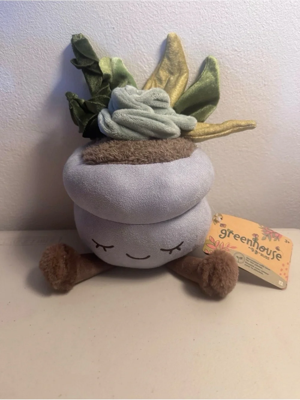 Greenhouse Plush Succulent Toy - Soft Lavender Plant Plush